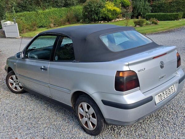Volkswagen Golf Convertible, Petrol, 2000, Silver