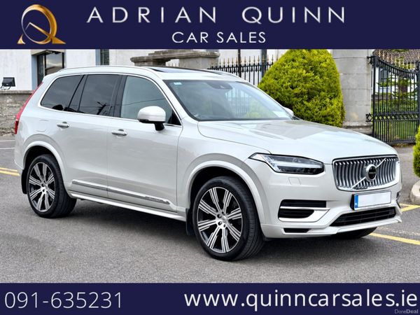 Volvo XC90 SUV, Petrol Plug-in Hybrid, 2022, Silver