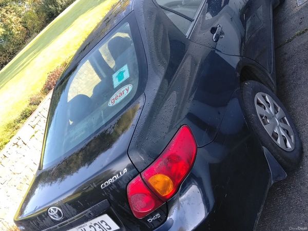 Toyota Corolla Saloon, Diesel, 2007, Black