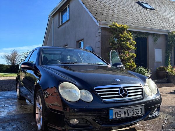 Mercedes-Benz C-Class Coupe, Petrol, 2005, Black