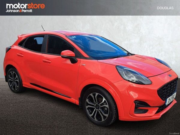 Ford Puma MPV, Petrol Hybrid, 2021, Red