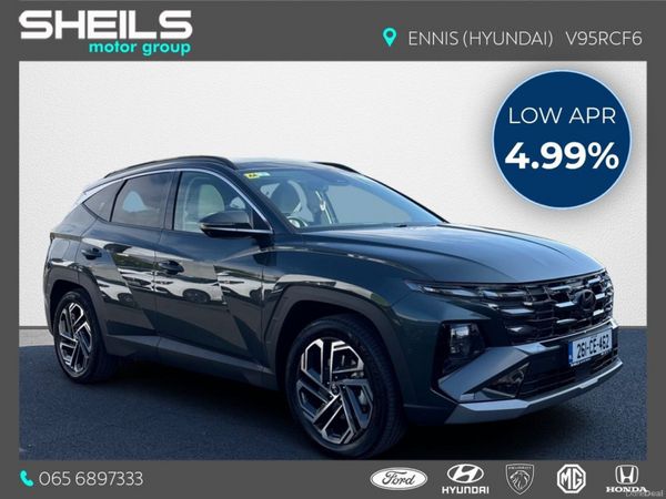 Hyundai Tucson SUV, Petrol Plug-in Hybrid, 2026, Green