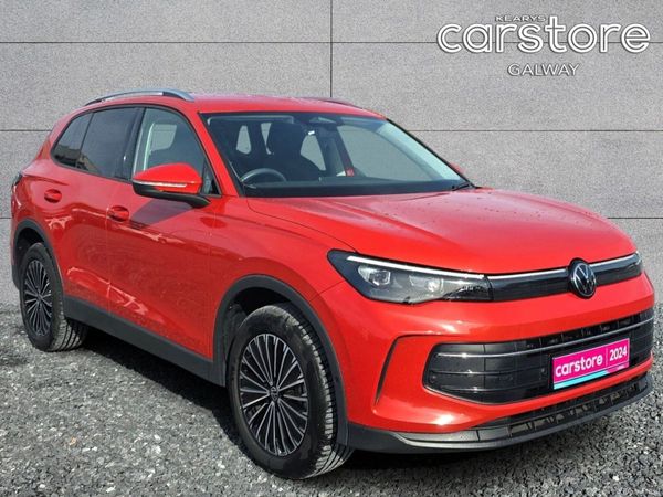 Volkswagen Tiguan SUV, Petrol Hybrid, 2024, Red