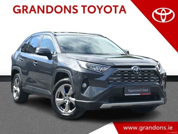 Toyota RAV4 SUV, Petrol Hybrid, 2021, Grey