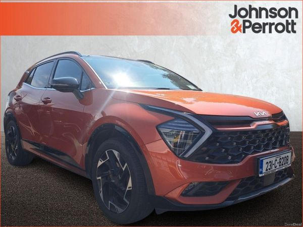 Kia Sportage SUV, Diesel Hybrid, 2023, Orange