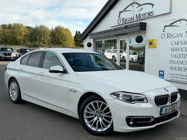 BMW 5-Series Saloon, Diesel, 2015, White