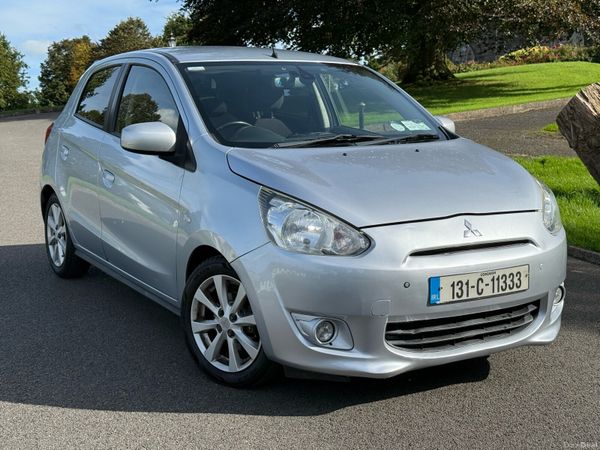 Mitsubishi Mirage Hatchback, Petrol, 2013, Silver