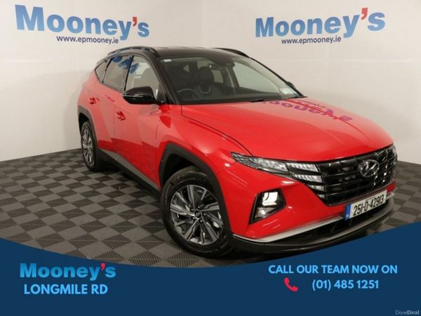 Hyundai Tucson SUV, Petrol Hybrid, 2025, Red