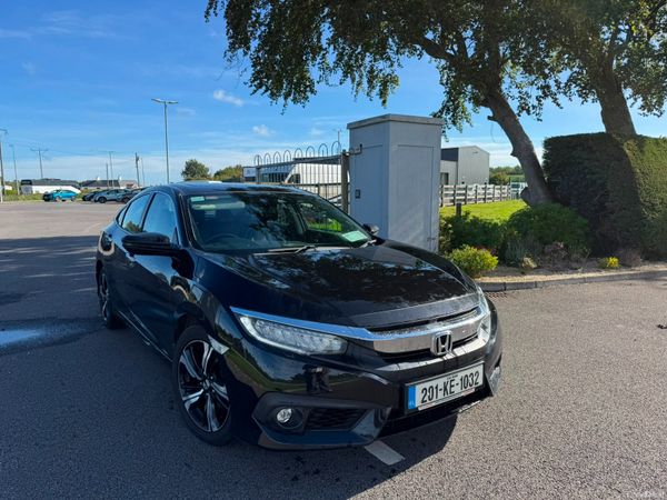Honda Civic Saloon, Petrol, 2020, Black