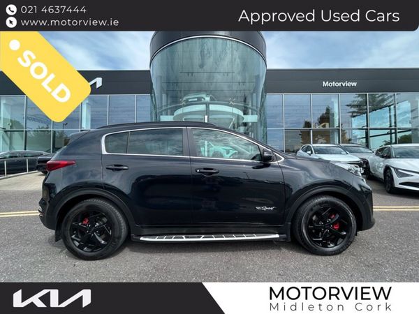 Kia Sportage SUV, Diesel Hybrid, 2021, Black