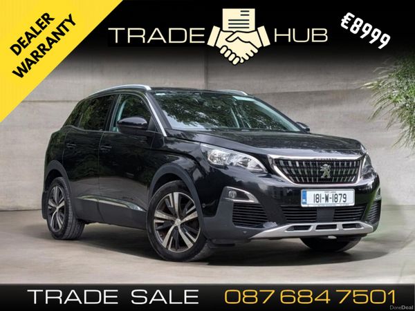 Peugeot 3008 MPV, Diesel, 2018, Black