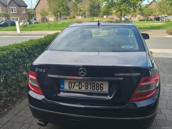 Mercedes-Benz C-Class Saloon, Petrol, 2007, Black