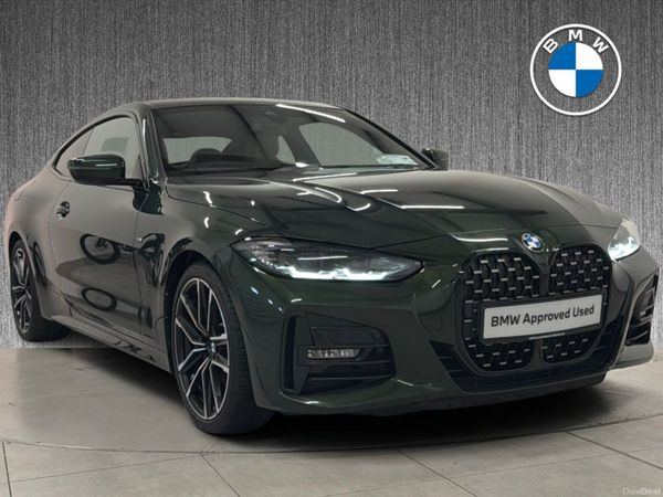 BMW 4-Series Coupe, Diesel, 2021, Green