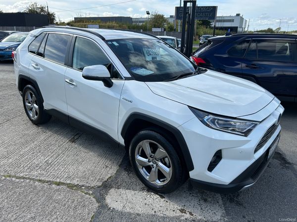 Toyota RAV4 SUV, Petrol Hybrid, 2020, White