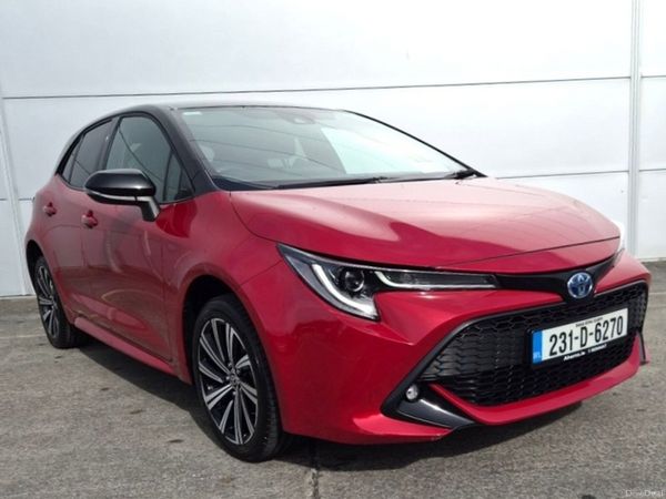 Toyota Corolla Hatchback, Petrol Hybrid, 2023, Red