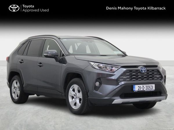 Toyota RAV4 SUV, Petrol Hybrid, 2021, Grey