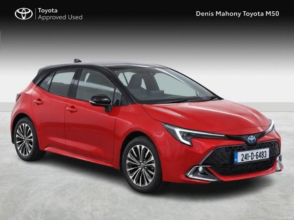 Toyota Corolla Hatchback, Petrol Hybrid, 2024, Red