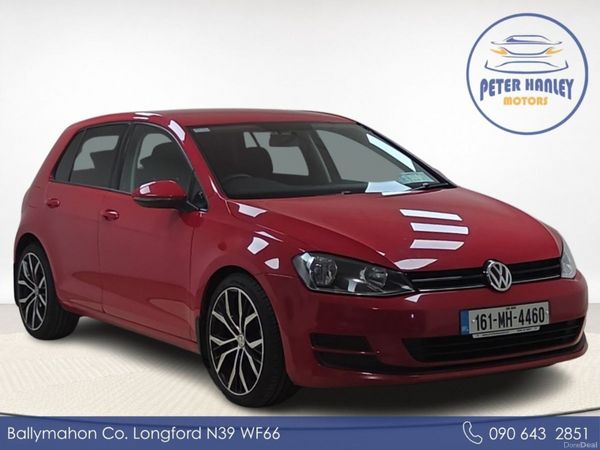 Volkswagen Golf Hatchback, Diesel, 2016, Red
