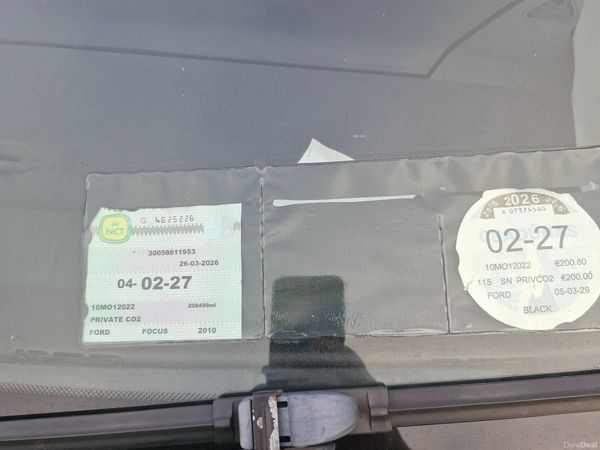 Ford Focus Hatchback, Diesel, 2010, Black
