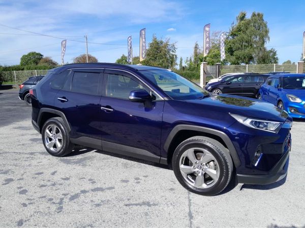 Toyota RAV4 SUV, Petrol Hybrid, 2021, Blue