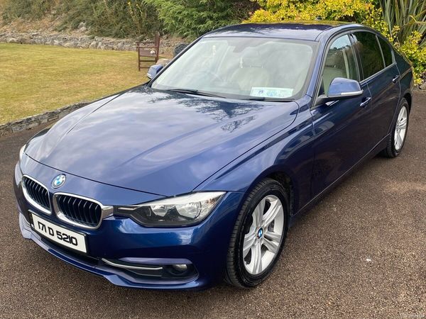 BMW 3-Series Saloon, Diesel, 2017, Blue