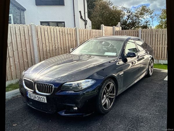 BMW 5-Series Saloon, Diesel, 2015, Black