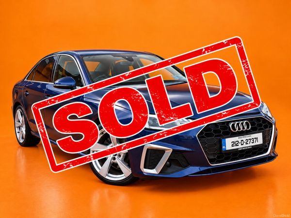 Audi A4 Saloon, Diesel, 2021, Blue