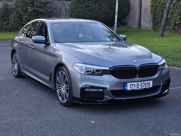 BMW 5-Series Saloon, Petrol Plug-in Hybrid, 2017, Blue