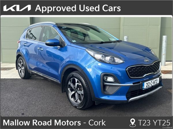 Kia Sportage MPV, Diesel Hybrid, 2021, Blue