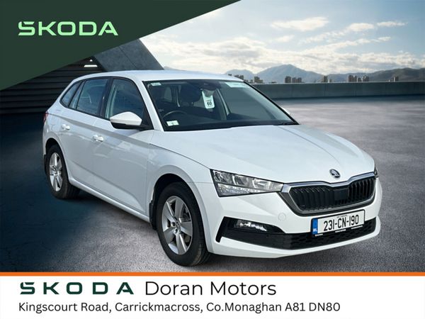 Skoda Scala Hatchback, Petrol, 2023, White