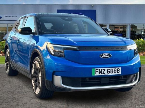 Ford Explorer SUV, Electric, 2024, Blue
