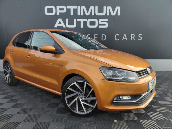 Volkswagen Polo Hatchback, Petrol, 2017, Orange