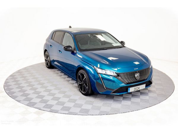 Peugeot 308 Hatchback, Electric, 2024, Blue