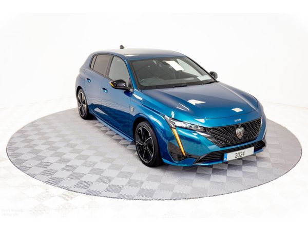 Peugeot 308 Hatchback, Electric, 2024, Blue