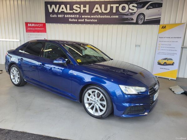 Audi A4 Saloon, Diesel, 2018, Blue