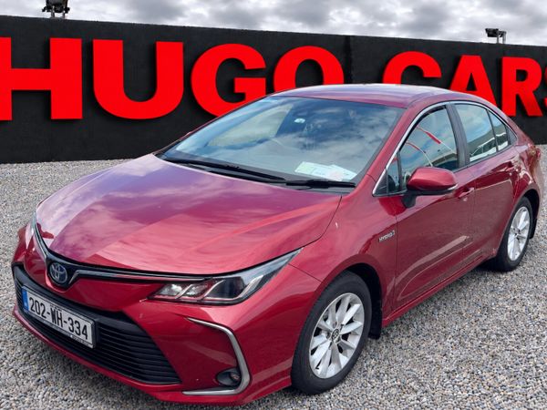 Toyota Corolla Saloon, Petrol Hybrid, 2020, Red