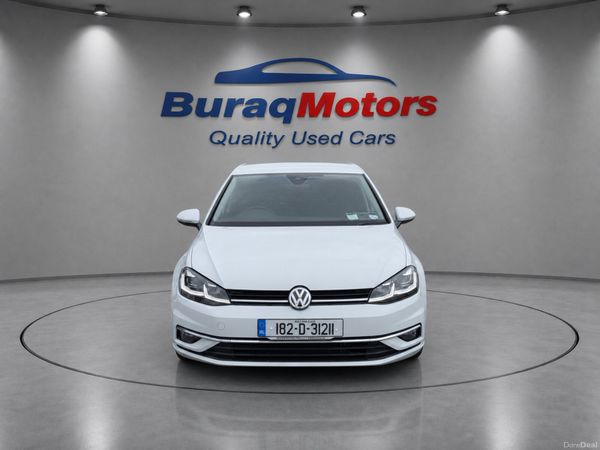Volkswagen Golf Hatchback, Petrol, 2018, White