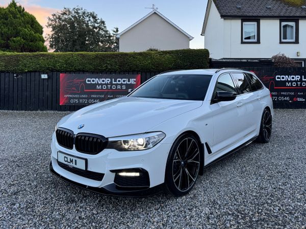 BMW 5-Series Estate, Diesel, 2019, White
