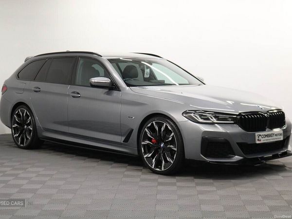BMW 5-Series Estate, Petrol Hybrid, 2023, Grey