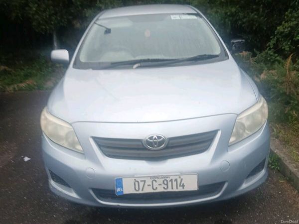 Toyota Corolla Saloon, Petrol, 2007, Blue