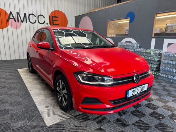 Volkswagen Polo Hatchback, Petrol, 2021, Red