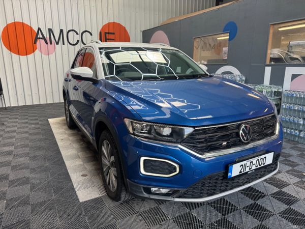 Volkswagen T-Roc SUV, Petrol, 2021, Blue