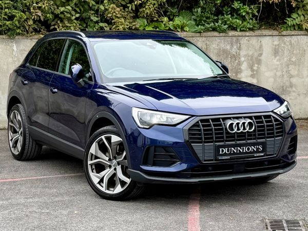 Audi Q3 SUV, Petrol Hybrid, 2022, Blue
