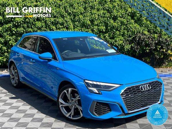 Audi A3 Hatchback, Petrol Plug-in Hybrid, 2023, Blue