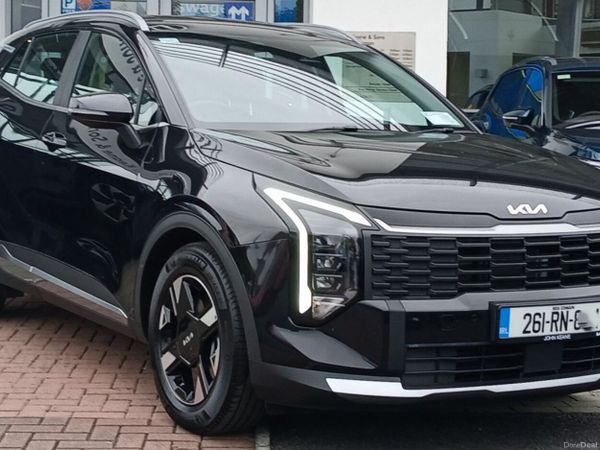 Kia Sportage SUV, Diesel Hybrid, 2026, Black