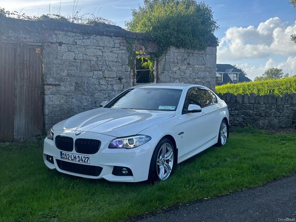 BMW 5-Series Saloon, Diesel, 2015, White