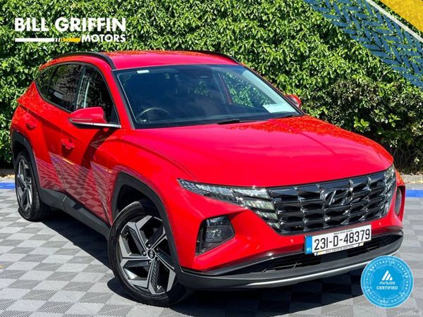 Hyundai Tucson SUV, Petrol Plug-in Hybrid, 2023, Red