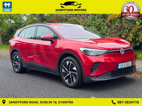 Volkswagen ID.4 Hatchback, Electric, 2022, Red