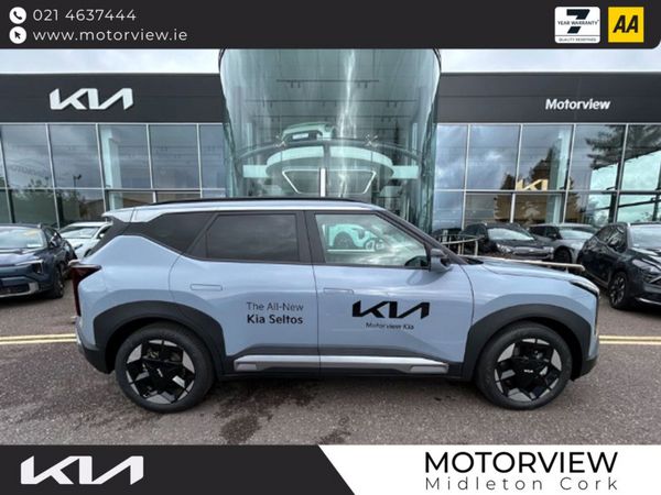 Kia Seltos SUV, Petrol Hybrid, 2027, Grey