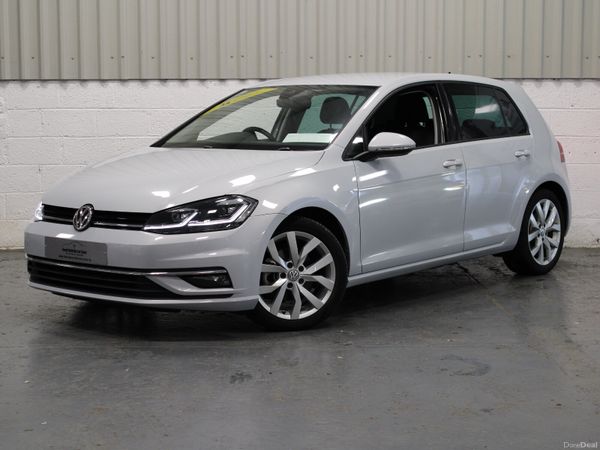 Volkswagen Golf Hatchback, Petrol, 2018, White